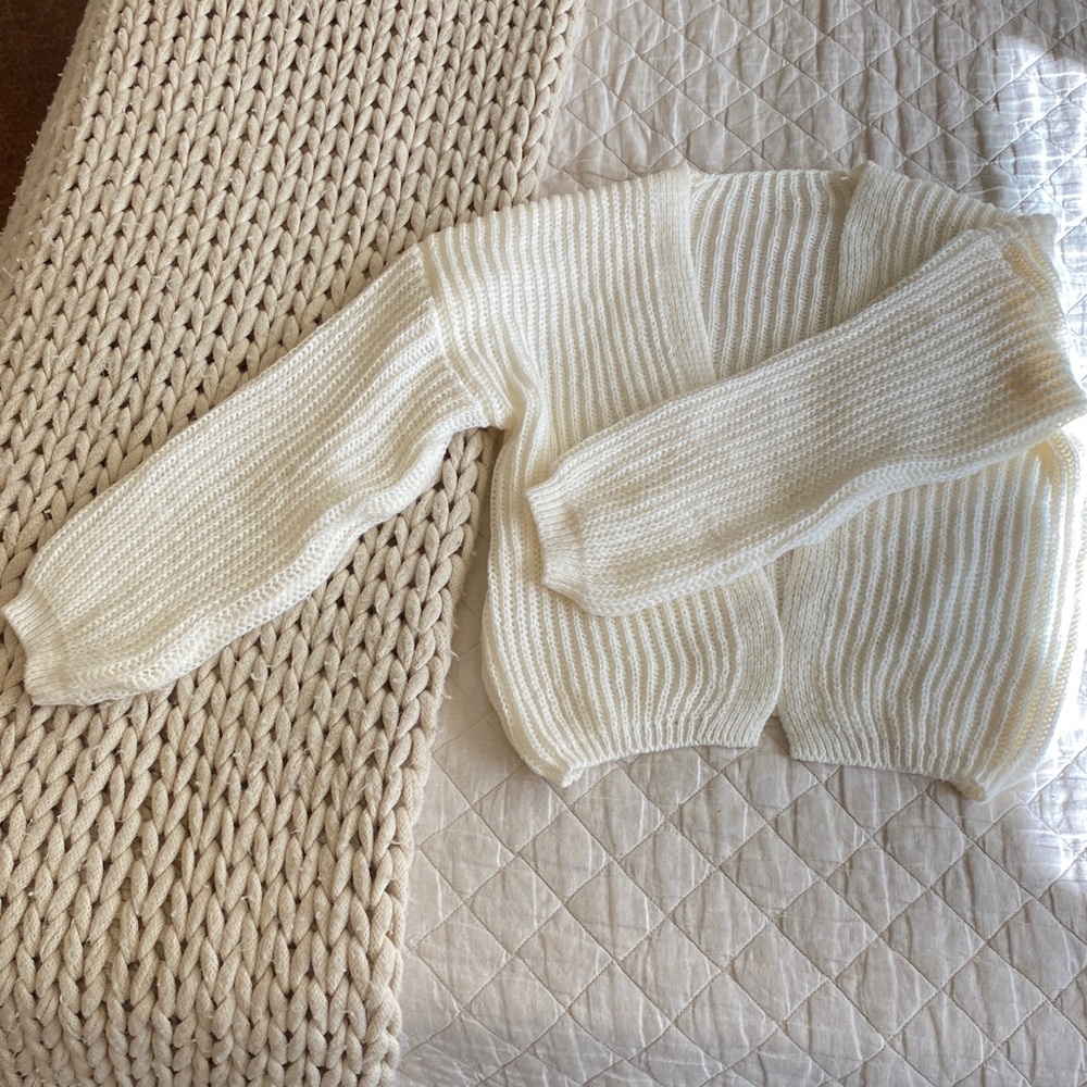 NWOT Elegant Cream Sweater
